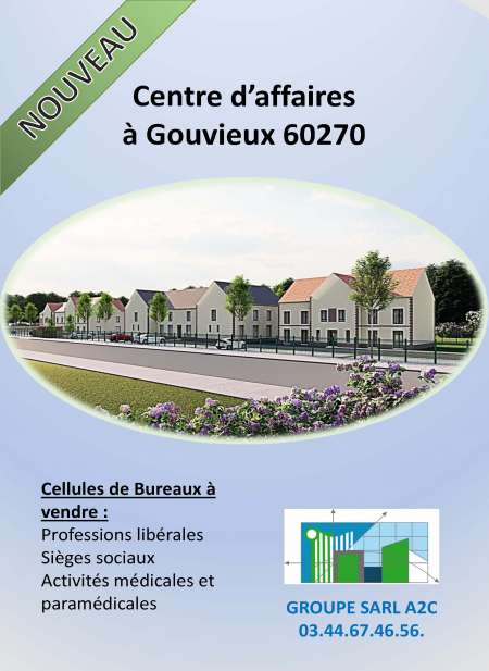 Bureau Neuf de 35,11 M2 à Gouvieux 60270