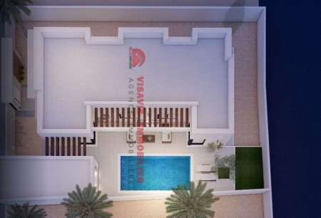 Djerba maison zone urbaine titre bleu conformité